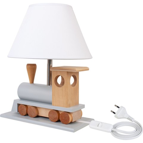 Lampa stołowa Lokomotywa szara Hellux
