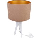 Lampa stołowa biały TRIVET beż Hellux