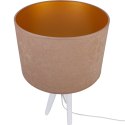 Lampa stołowa biały TRIVET beż Hellux