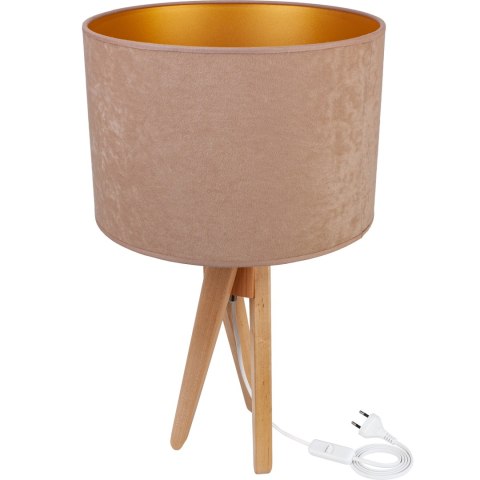 Lampa stołowa naturalny TRIVET beż Hellux
