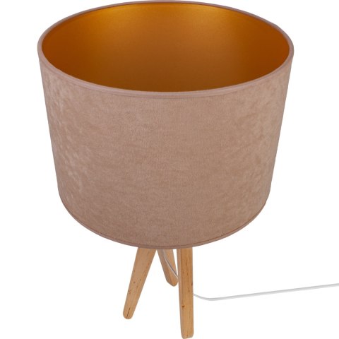 Lampa stołowa naturalny TRIVET beż Hellux
