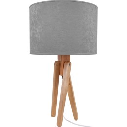 Lampa stołowa naturalny TRIVET szary Hellux