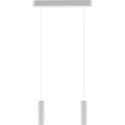 Lampa wisząca biała Madera 2 pł Hellux