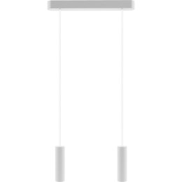 Lampa wisząca biała Madera 2 pł Hellux