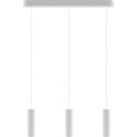 Lampa wisząca biała Madera 3 pł Hellux
