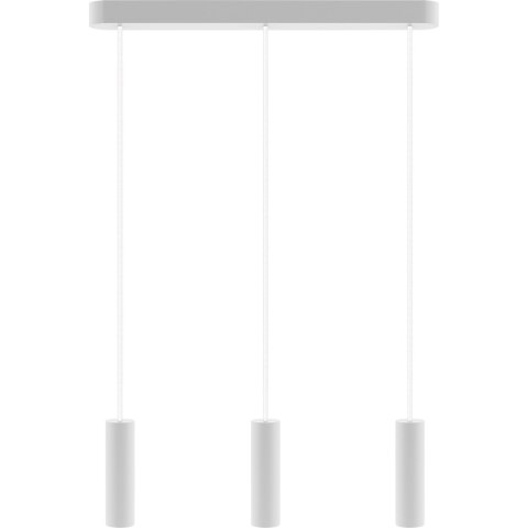 Lampa wisząca biała Madera 3 pł Hellux
