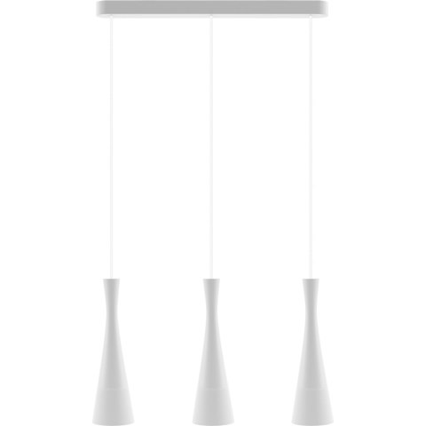 Lampa wisząca biała Vegas2 3pł Hellux
