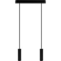 Lampa wisząca czarna Madera 2pł Hellux