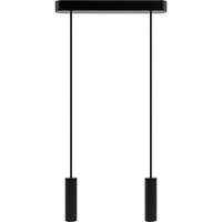 Lampa wisząca czarna Madera 2pł Hellux
