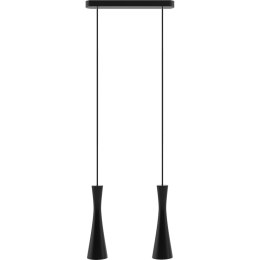 Lampa wisząca czarna Vegas 2 pł Hellux