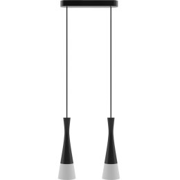 Lampa wisząca czarna Vegas2 2pł Hellux