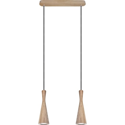 Lampa wisząca dąb Vegas 2pł Hellux