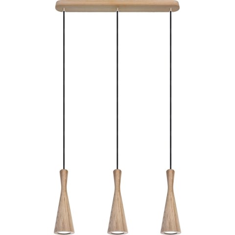 Lampa wisząca dąb Vegas 3pł Hellux
