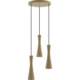 Lampa wisząca dąb Vegas 3pł (plafon) Hellux