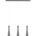 Lampa wisząca szara Vegas 3 pł Hellux