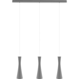 Lampa wisząca szara Vegas 3 pł Hellux