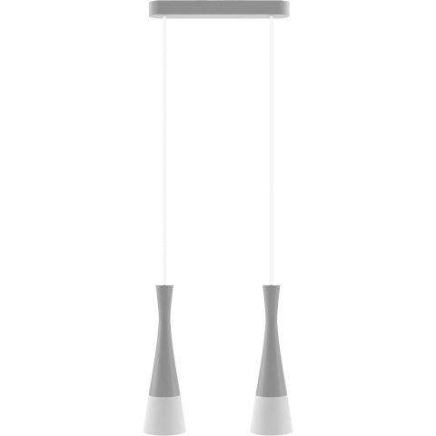 Lampa wisząca szara Vegas2 2pł Hellux