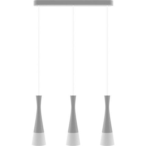 Lampa wisząca szara Vegas2 3pł Hellux