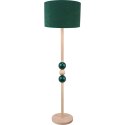 Lampa podłogowa Bolla butelkowa zieleń Hellux