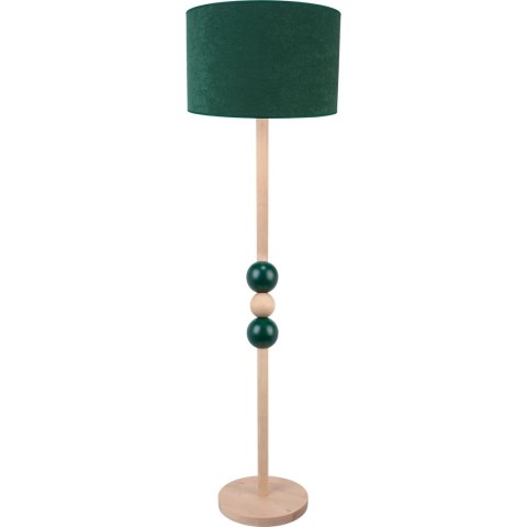 Lampa podłogowa Bolla butelkowa zieleń Hellux