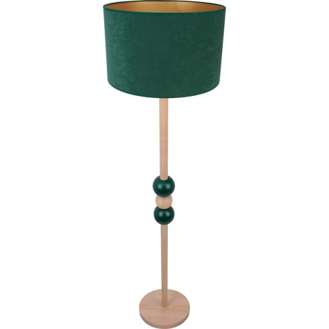 Lampa podłogowa Bolla butelkowa zieleń Hellux