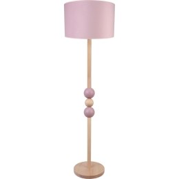 Lampa podłogowa Bolla pudrowy róż Hellux