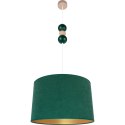 Lampa wisząca Bolla fi40 butelkowa zieleń Hellux