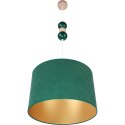 Lampa wisząca Bolla fi40 butelkowa zieleń Hellux