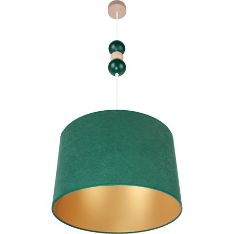 Lampa wisząca Bolla fi40 butelkowa zieleń Hellux