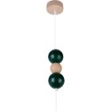 Lampa wisząca Bolla fi40 butelkowa zieleń Hellux