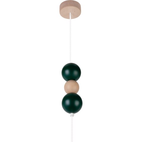 Lampa wisząca Bolla fi40 butelkowa zieleń Hellux