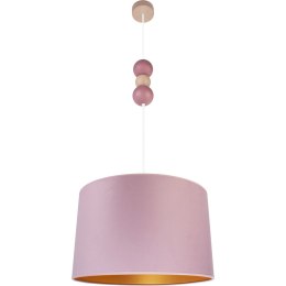 Lampa wisząca Bolla fi40 pudrowy róż Hellux