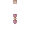 Lampa wisząca Bolla fi40 pudrowy róż Hellux