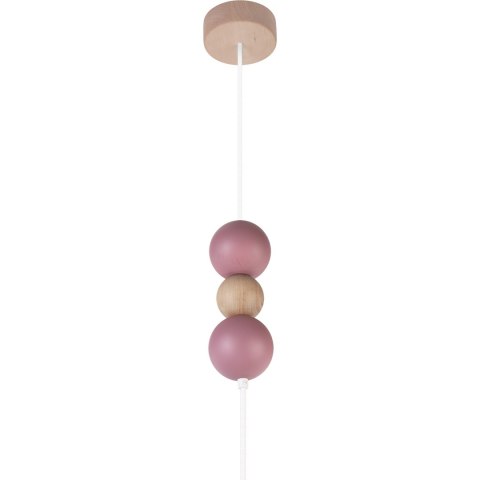 Lampa wisząca Bolla fi40 pudrowy róż Hellux