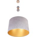 Lampa wisząca Bolla fi40 szara Hellux