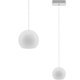 Lampa wisząca biała Balli Kule 1pł Hellux