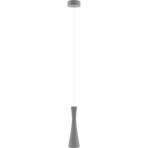 Lampa wisząca szara Vegas 1 pł Hellux