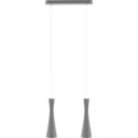 Lampa wisząca szara Vegas 2 pł Hellux