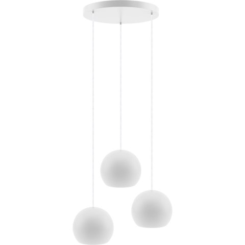Lampa wisząca biała Balli Kule 3pł (plafon) Hellux