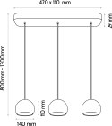 Lampa wisząca BALLI-3 Hellux