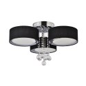 Light Prestige Plafon Gambela czarny 3xE27 LED
