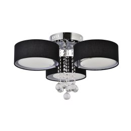 Light Prestige Plafon Gambela czarny 3xE27 LED