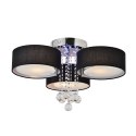 Light Prestige Plafon Gambela czarny 3xE27 LED
