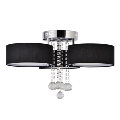 Light Prestige Plafon Gambela czarny 3xE27 LED