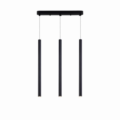 Light Prestige Lampa wisząca Lungo 3 linia czarna 3xG9