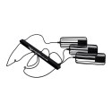 Light Prestige Lampa wisząca Sintra czarna 3xGU10