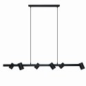 Light Prestige Lampa wisząca Snow 6 czarna 6xGU10