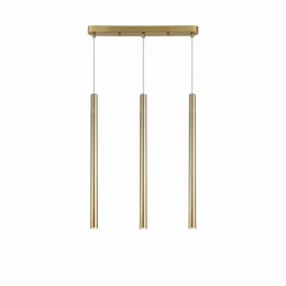 Light Prestige Lampa wisząca Lungo 3 linia złota 3xG9
