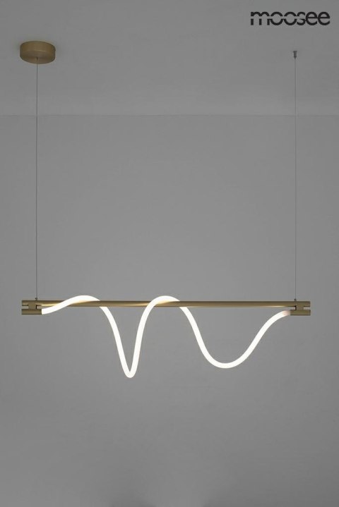 MOOSEE lampa wisząca SERPIENTE 120 złota