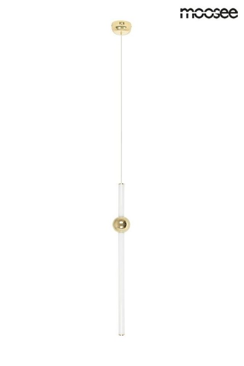 MOOSEE lampa wisząca LIBRA 90 IN biała / złota